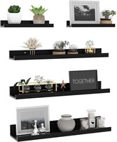 $37  Giftgarden 24 Floating Shelves  Black  Set 5