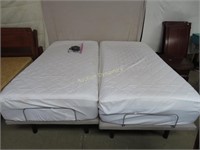Split King Size TemperPedic Adjustible Bed w/ Remo