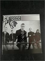 3 Door Down Autographed CD Sleeve
