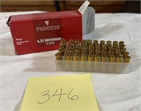 25 Auto 6,35 Browning Fiocchi Bullets Full Box