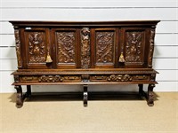 Carved French Side Board
