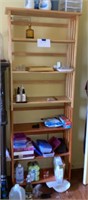 Tall 7 Tiered Wood Bookshelf FURNITURE ONLY