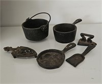 Vintage Mini Cast Iron Salesmen Samples Cookware
