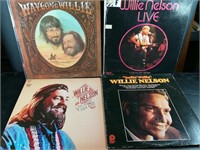 (8) Willie Nelson Albums Hello Walls, Live