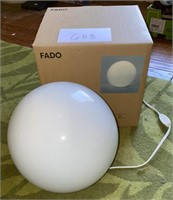 Ikea "Fado" Modern Pop Culture Globe Lamp IOB