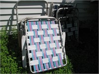 MIsc alum frame lawn chairs