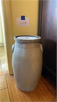 Salt Glazed Pottery Butter Churn