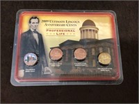 Lincoln Anniversary Cents - Professional Life 2009