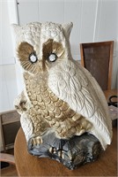 Large Vintage Owl Coin Bank