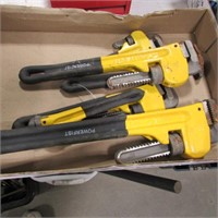 6 - POWERFIST ASST PIPE WRENCHES