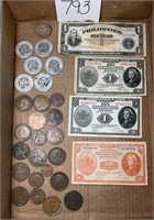 Antique Coins & Paper  Money