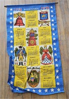 1976 Bicentennial Towel Calendar