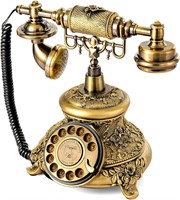 $79  WICHEMI Vintage Dial Phone - Bronze (Golden)