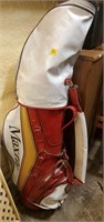 Maxxfli Red & White Golf Bag