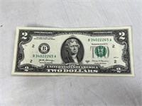 2017 U.S. $2 Dollar Bill