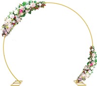 Wokceer Wedding Arch 7.2FT Round Backdrop Stand Go
