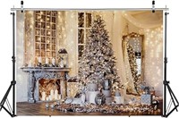 WOLADA 8x6FT Christmas Backdrops for Photography C