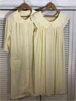 VINTAGE SHADOWLINE NYLON 2PC NIGHTGOWN SET MEDIUM