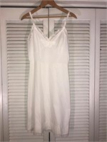 VINTAGE SHADOWLINE SLIP DRESS SIZE 36