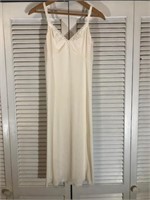 VINTAGE SHADOWLINE MAXI SLIP DRESS SIZE 36