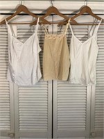 LOT OF VINTAGE CAMISOLES