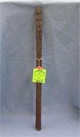 Antique hand carved African staff