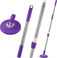 $26  360 Spin Mop Telescopic Handle (Purple)