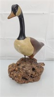 Jack Francis Canadian goose on burl 14"