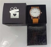 Wastime watch wood gift for wife in box