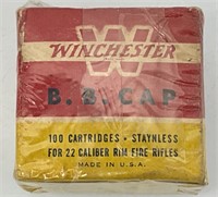 NOS Winchester BB cap Staynless 1940's