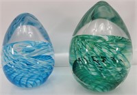 Hot Island Glass Maui paperweights 3.5-4.5"