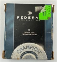 Federal Ammunition 225 gr hollow pt 45 Colt