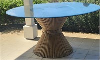 Mcquire Sheaf of Wheat Table 60" x 29"
