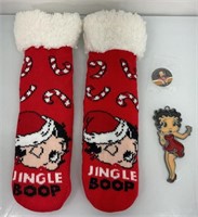 Betty Boop adult slipper socks & other new