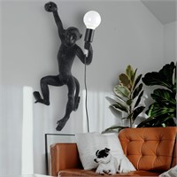 $156  Resin Monkey Wall Lamp - Home  Office  Room