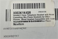 Voislek 2.5mm telephone headset unopened box