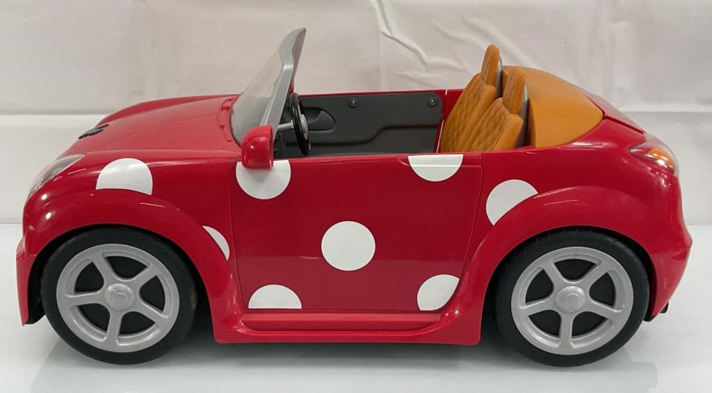 Minnie Mouse doll car 24"L