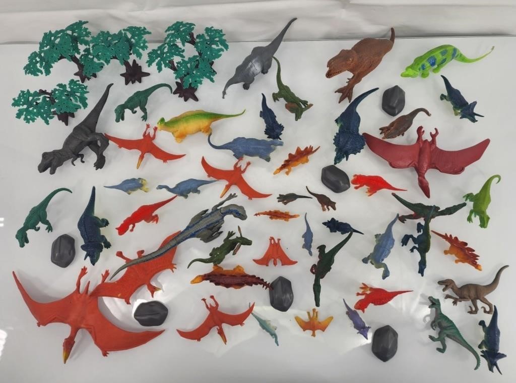 Plastic Toy Dinosaurs