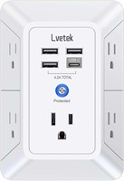 $25  Outlet Surge Protector  4 USB Ports  1680J