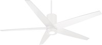 $414  MINKA-AIRE Symbio Ceiling Fan  Flat White 56