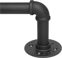 $20  Blackout Curtain Rods  34-48 Inch  Black