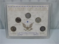 US Historic Coins Collection US Dime Set