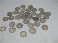 Thirty Two Silver Content Dimes