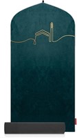 $75  TAKVA Prayer Mat | Kaaba Emerald  Padded Foam