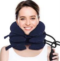 CRABCLAW Neck Traction Device  Adjustable Blue