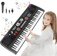 61-Key Electronic Piano Keyboard with LED Screen