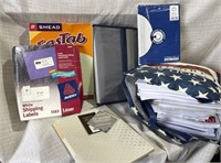 HUGE Lot of Paper, Notebook, Grid, Labels, Files