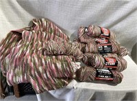 Pink Camouflage Yarn Large Afghan Already Started