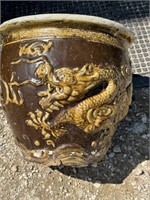 Dragon on Flower Pot