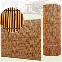 $60  Brown Bamboo Fencing 3.3x16.4ft Panel